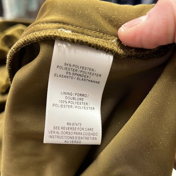 Taylor Sleeveless Cami Cowl Neck Solid Velvet Midi Length Dress Size 6 - Picture 12 of 13